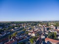 aerial view town schmoelln thuringia germany Royalty Free Stock Photo