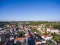 aerial view town schmoelln thuringia germany Royalty Free Stock Photo