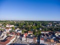 aerial view town schmoelln thuringia germany Royalty Free Stock Photo