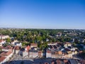 aerial view town schmoelln thuringia germany Royalty Free Stock Photo