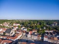 aerial view town schmoelln thuringia germany Royalty Free Stock Photo
