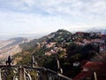 Aerial view of town shimla