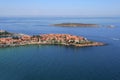 Aerial view of Town of Sozopol, Bulgaria Royalty Free Stock Photo