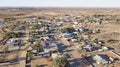 Aerial view of the town of Tibooburra