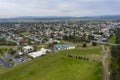 Aerial view of the township of Singleton in regional New South Wales in Australia Royalty Free Stock Photo