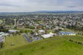 Aerial view of the township of Singleton in regional New South Wales in Australia Royalty Free Stock Photo
