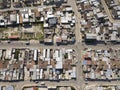 Aerial view of township, South Africa Royalty Free Stock Photo