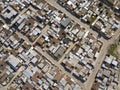 Aerial view of township, South Africa Royalty Free Stock Photo
