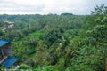 Aerial view Traditional and antique Balinese style Villa design