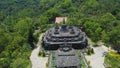 Aerial view of Traditional Buddhist temple Brahma Vihara Arama, Bali,Indonesia. Balinese Temple, Architecture, Ancient Royalty Free Stock Photo