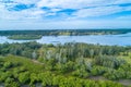 View of trees and river in Australia. Royalty Free Stock Photo