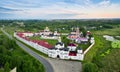 Aerial view of Trinity-Sergius Varnitsky monastery in Rostov, Russia