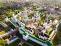 Aerial view of Trinity St. Sergius Lavra in Sergiev Posad