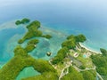 Tropical bay and islands. Philippines.