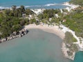 Aerial view of tropical resort in Labadie, Haiti