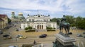 Aerial view of the Tsar Liberator Monument, May 1 2018, Sofia, Bulgaria Royalty Free Stock Photo