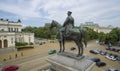 Aerial view of the Tsar Liberator Monument, Sofia, Bulgaria Royalty Free Stock Photo