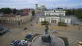 Aerial view of the Tsar Liberator Monument, Sofia, Bulgaria Royalty Free Stock Photo