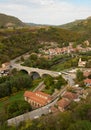 Aerial view from Tsarevets, Veliko Tarnovo, Bulgaria Royalty Free Stock Photo