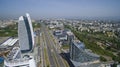 Aerial view of Tsarigradsko Chaussee boulevard, Sofia, Bulgaria Royalty Free Stock Photo