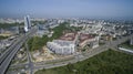 Aerial view of Tsarigradsko Chaussee boulevard, Sofia, Bulgaria Royalty Free Stock Photo