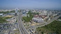 Aerial view of Tsarigradsko Chaussee boulevard, Sofia, Bulgaria Royalty Free Stock Photo