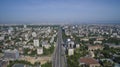 Aerial view of Tsarigradsko Chaussee, Sofia, Bulgaria Royalty Free Stock Photo