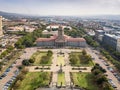 Aerial view of Tshwane city hall in the heart of Pretoria, South Africa