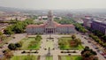 Aerial view of Tshwane city hall in Pretoria, South Africa