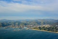 Aerial view of Tuapse city, Russia