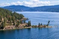 Aerial view of tubs hill and the lake Royalty Free Stock Photo