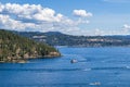 Aerial view of tubs hill and the lake Royalty Free Stock Photo