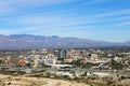 Aerial view of Tucson, Arizona Royalty Free Stock Photo