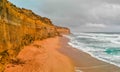 Aerial view of Twelve Apostles along Great Ocean Road, Australia Royalty Free Stock Photo