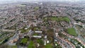 Aerial View of Twickenham Suburban Neighborhood in London