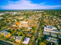Aerial view of typical Australian suburban area. Frankston, Melbourne, Australia.