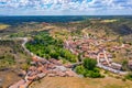 Aerial view of Ucero village in Spain