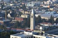 Aerial View of the University of California Campus Royalty Free Stock Photo