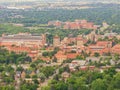 Aerial view of the University of Colorado Boulder