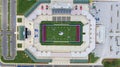 Aerial view of the University of South Alabama football stadium