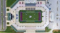 Aerial view of the University of South Alabama football stadium