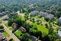 Aerial view of the University of Western Ontario in London, Canada