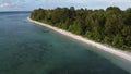 Aerial View of Uran Island in East Seram Regency