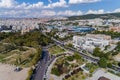 Aerial view of the urban park in central of Thessaloniki city, G Royalty Free Stock Photo
