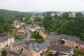 Aerial view of Useldange, Luxembourg, Europe