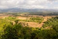 Aerial view of the Valley of the Sugar Mills near Trinidad, Cuba