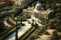 Aerial View of Vatican City Gardens for Posters and Web.