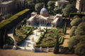 Aerial View of Vatican City Gardens for Posters and Web.