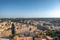 Aerial view of Vatican City. Vatican is an independent city-state surrounded by Rome, Italy Royalty Free Stock Photo