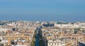 Aerial view of Vatican City from Museum window, Rome